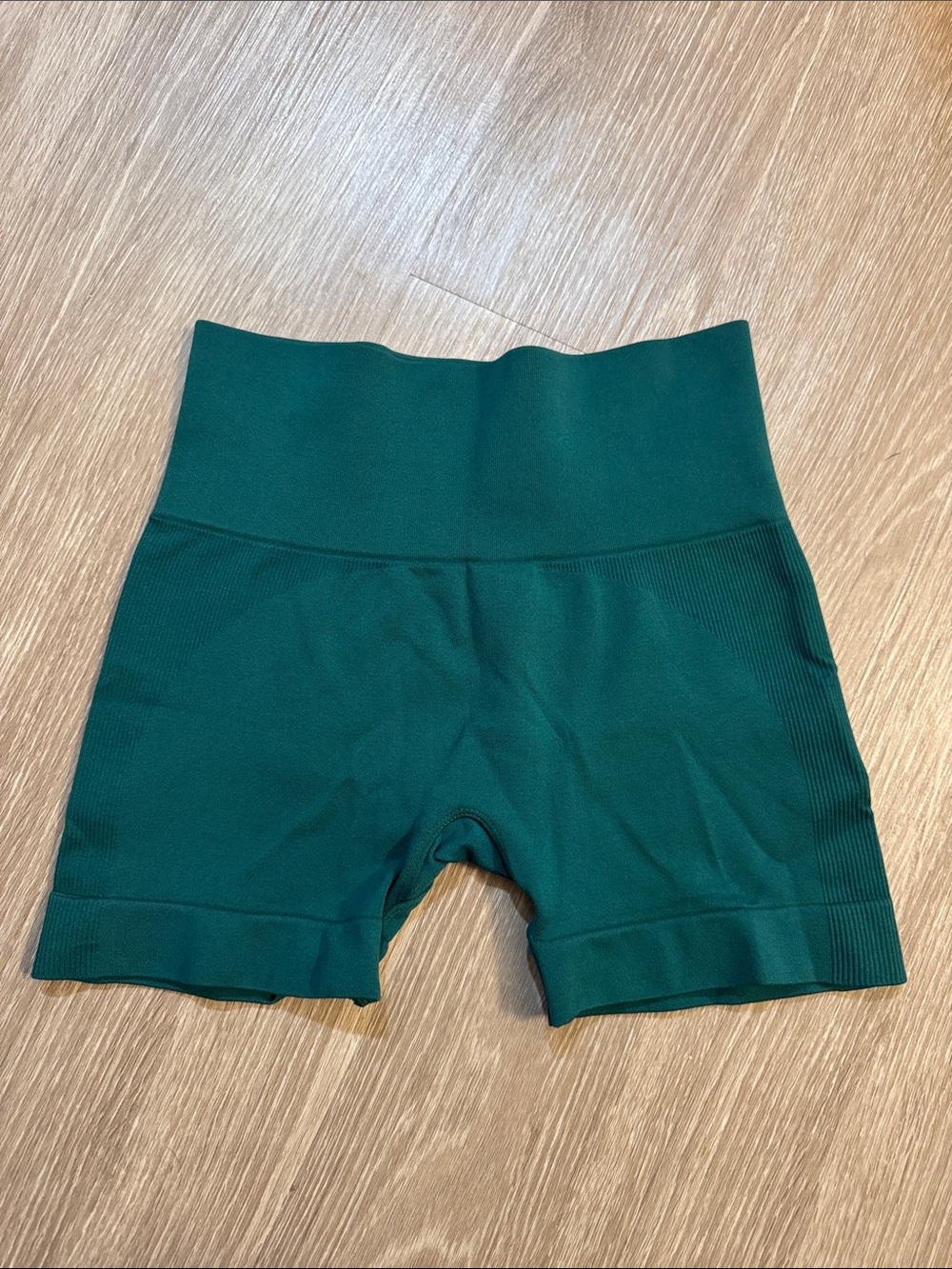 SET Active Forest Green Seamless High-Waist Bike Shorts